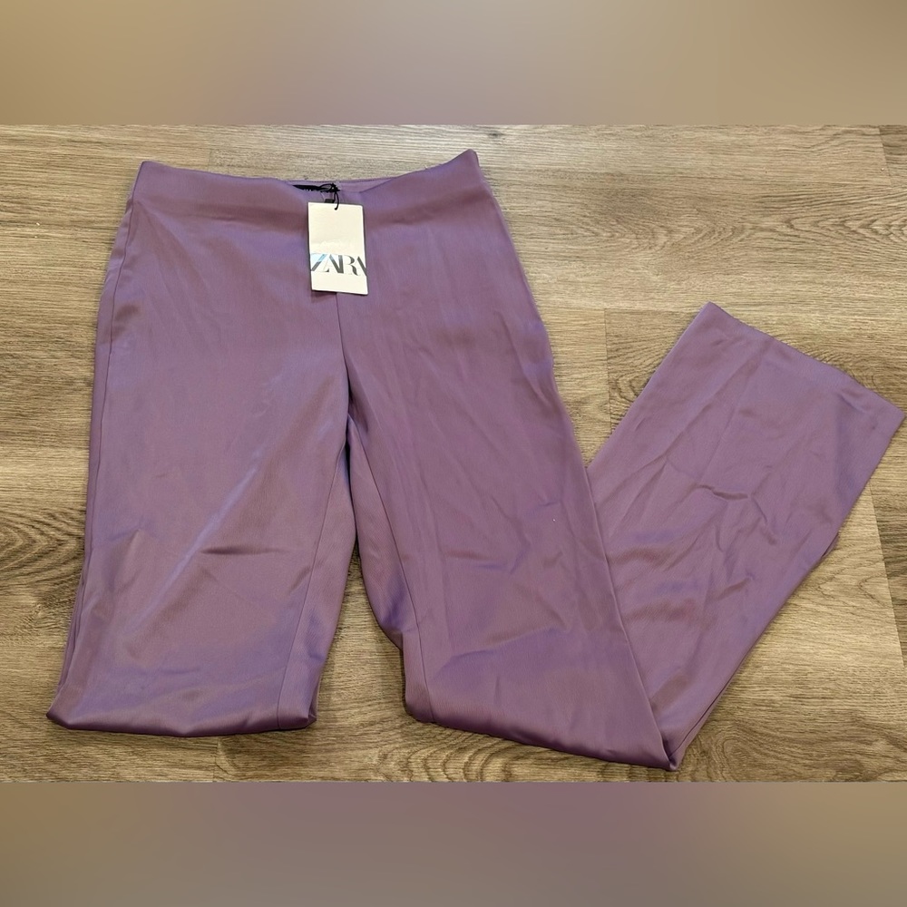 Zara.purple pants S